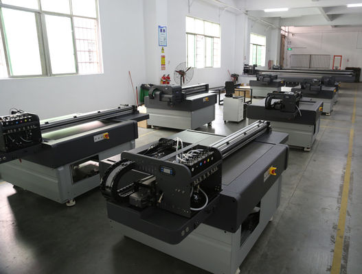 Printer label digital komersial presisi Bisnis UV Led Flatbed Printer