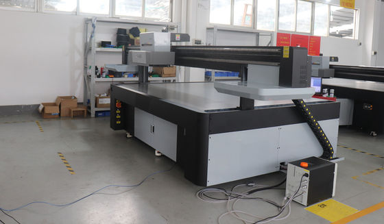 Label Mesin Pencetak Flatbed UV Skala Besar Desktop Flatbed Printer