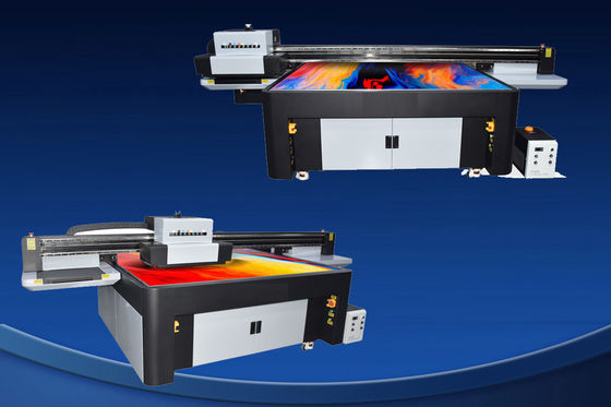 Kecepatan penurunan tinta 7m/s dan resolusi 203 Dpi Pencetakan termal langsung Silinder printer UV dengan resolusi tinggi