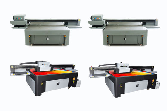 Canvas UV Flatbed Printer Cutting Edge UV LED Inkjet Printer disesuaikan