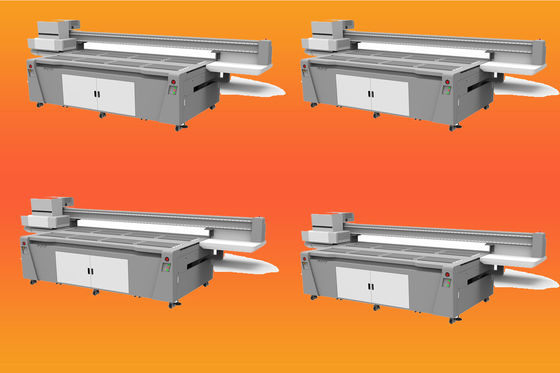 Printer UV yang kuat untuk cetak foto Pasokan listrik 50Hz/60Hz dan 4130 X 2000 X 1300mm Ukuran peralatan