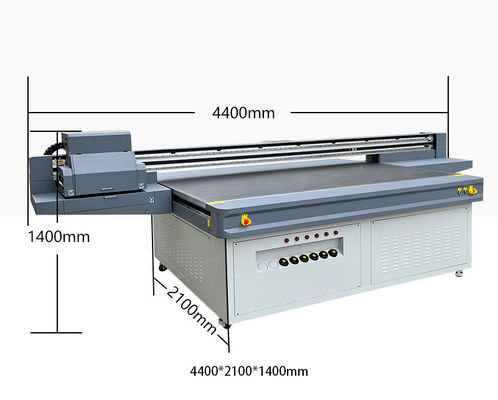 Printer UV Format Besar 2500mm / Printer UV Flatbed dengan CMYK+Light Color 8 Pass