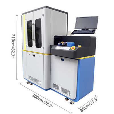 40-120mm Diameter UV Inkjet Mesin Pencetakan Dengan Layar Sentuh Dan USB 3.0