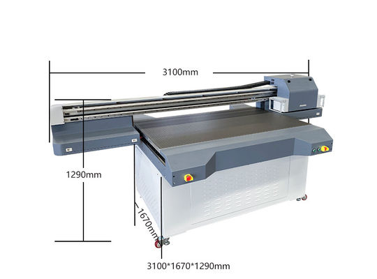 Multi-fungsi UV flatbed printer dengan mode pencetakan warna putih ganda
