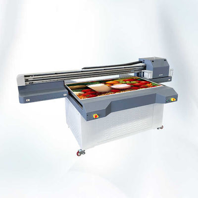 mesin printer flatbed UV dengan Steel Frame dan Continuous Ink Supply