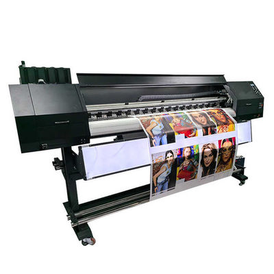 2.5M Roll To Roll Flatbed Printer Dengan UV Ink Dan LED UV Curing System