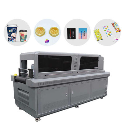 AC 220V/50Hz/60HZ Power Supply Single Pass UV Printer dengan LED UV Lamp Drying System dan Peralatan 800KG N.W