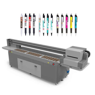 Teknologi Pencetakan UV LED Printer UV dengan Rich G5/G6 Nozzle dan warna Ink W CMYKLCLM Light Oil