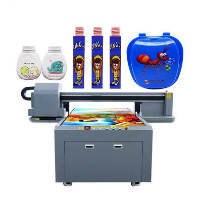 Struktur Kerangka Baja Silinder Printer UV Didukung oleh Nozzle XAAR 1201 untuk Hasil yang Konsisten