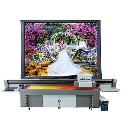 Silinder Printer UV Profesional Untuk LED Ink UV Lingkungan RS-232 Antarmuka 42.3um Nozzle Spacing Percetakan Cepat