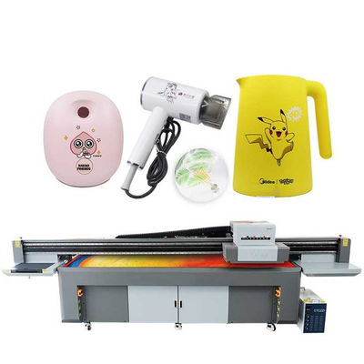 4 dan 8 Gray Level UV Printer Cylinder Dengan 2.5PL Droplet Volume Dan Berat 760KG
