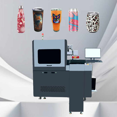 10-270mm Printing Length Cylinder Printer UV dengan konektivitas Ethernet dan LCD Touch Screen Control Panel
