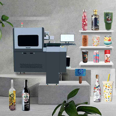 1812mm* 660mm *1820mm Silinder Printer UV Multi Color Capability untuk Windows 7/8/10 Sistem Operasi
