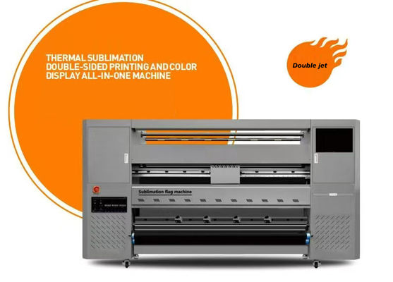 8 Color Flag Printer dengan Epson I3200 Printhead Capable of Handling 12 Inch Maximum Winding