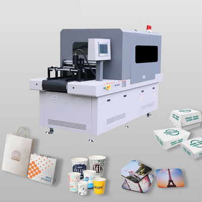 USB 3.0 Interface Single Pass UV Printer untuk Cetak Tinggi Menengah 0-10cm dan Compact 2100x1450x1600mm Dimensi Peralatan