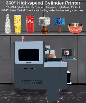 Sistem Operasi Windows 7/8/10 Silinder Printer UV untuk 300kg Objek dan 300mm Ukuran Pencetakan