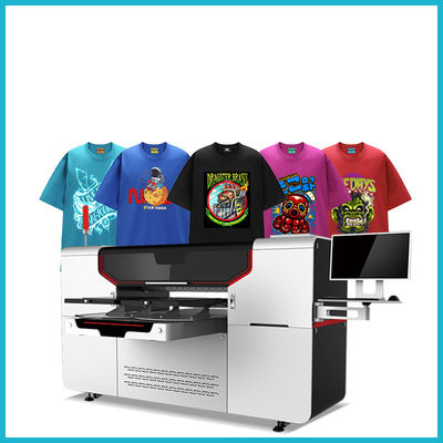 20-28 Lingkungan Kerja Printer DTG dengan 4 kepala printer dan Jet Force 2-3mm