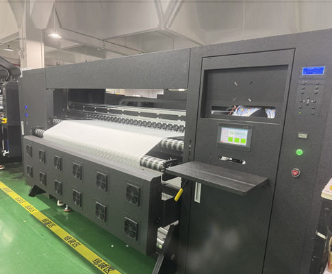 Mode Transmisi Karet Roller Digital Tekstil Printer 3520*1065*1680mm dengan Teknologi Variable Point VSD Presisi Tinggi