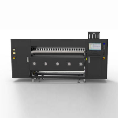 Tekanan Udara Dikompresi ≥0.7mpa Printer Kain Dengan Output Dan PLC Ink Supply System
