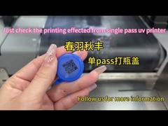 Industri Printer UV Single Pass Printing Printer Format Besar Waterproof