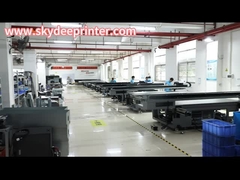 Mesin Cetak Stiker Digital Komersial 2500W Printer flatbed UV Custom