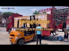 Printer cetak foto UV LED dengan warna putih dan mode cetak minyak ringan