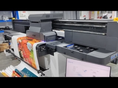 CMYK Multicolor Roll To Roll Printer Resolusi Tinggi