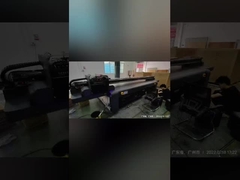 Canvas UV Flatbed Printer Cutting Edge UV LED Inkjet Printer disesuaikan