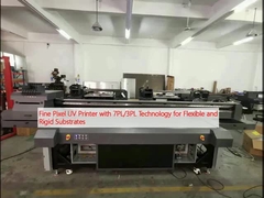 Pencetak UV Fine Pixel dengan Teknologi 7PL/3PL untuk Substrat Fleksibel dan kaku