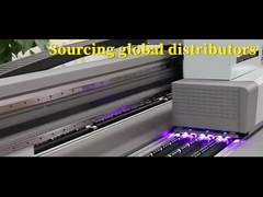 Pencetakan Printer UV dengan ukuran peralatan 4130 X 2000 X 1300mm dan perangkat lunak cetak foto